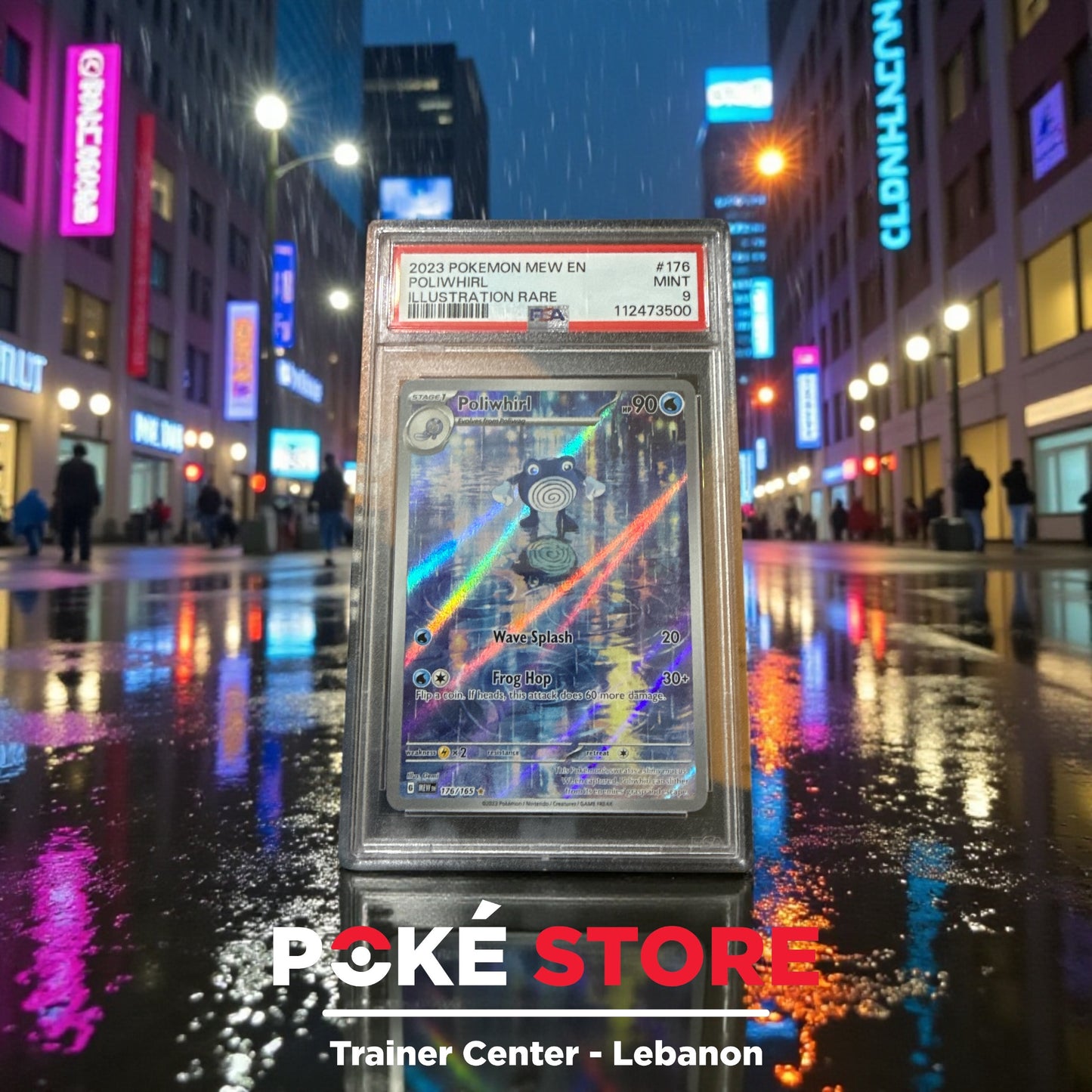 Poliwhirl #176 PSA 9