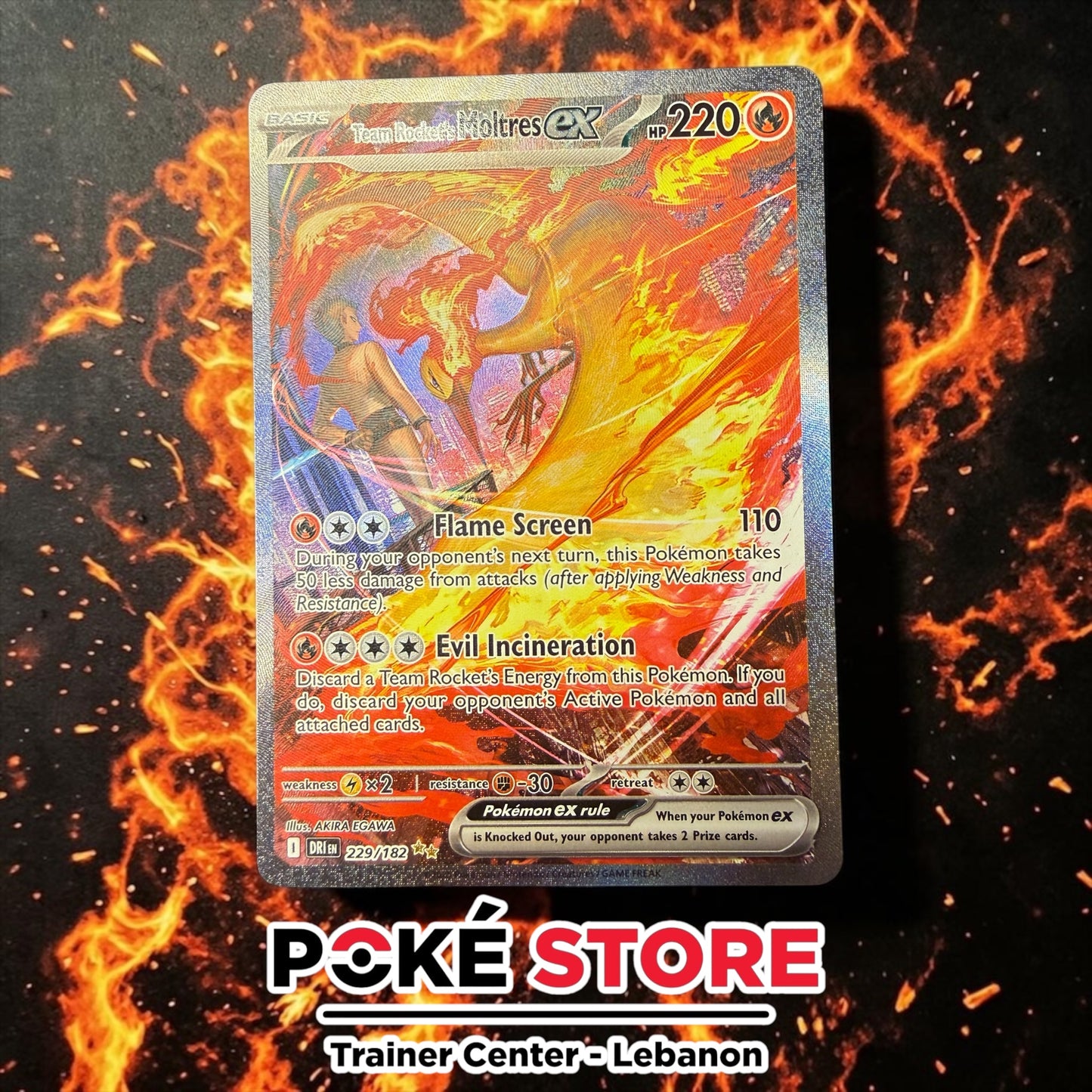 Team Rocket’s Moltres ex#229