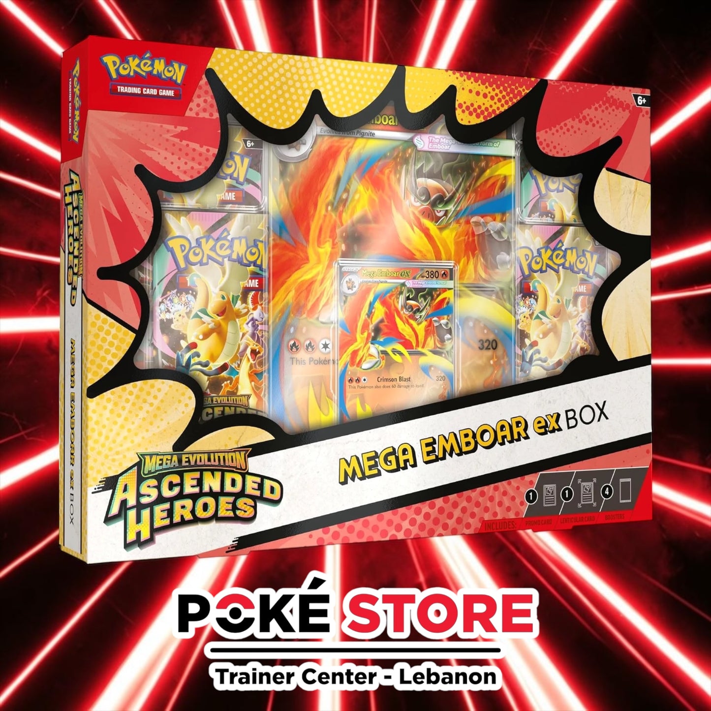 Ascended Heroes: Mega Emboar ex Box