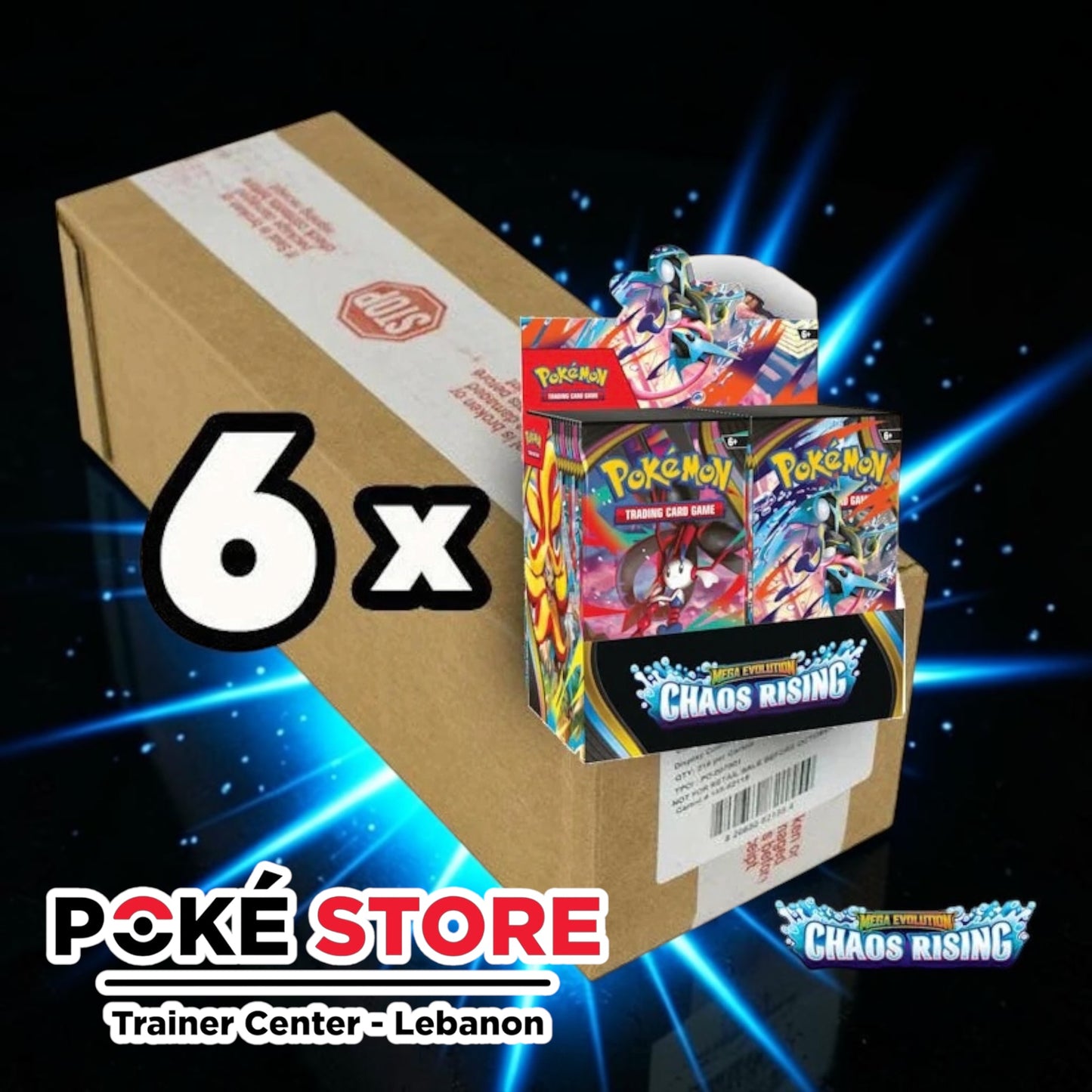 Sealed Chaos Rising Booster Boxes Case