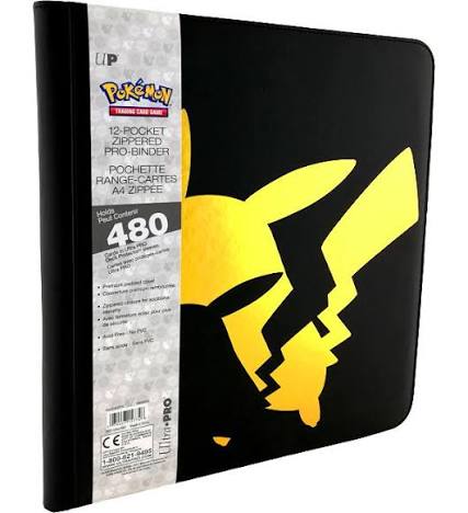 Ultra Pro Elite Series: Pikachu 12-Pocket Zippered PRO-Binder (480 Cards)