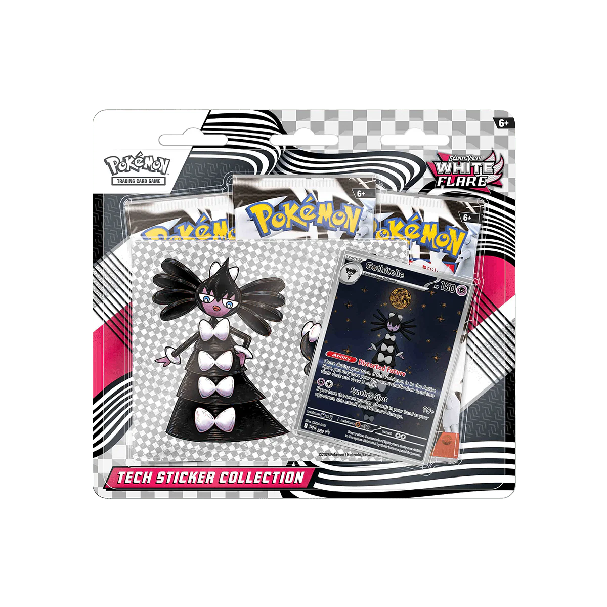 White Flare Tech Sticker Collection
