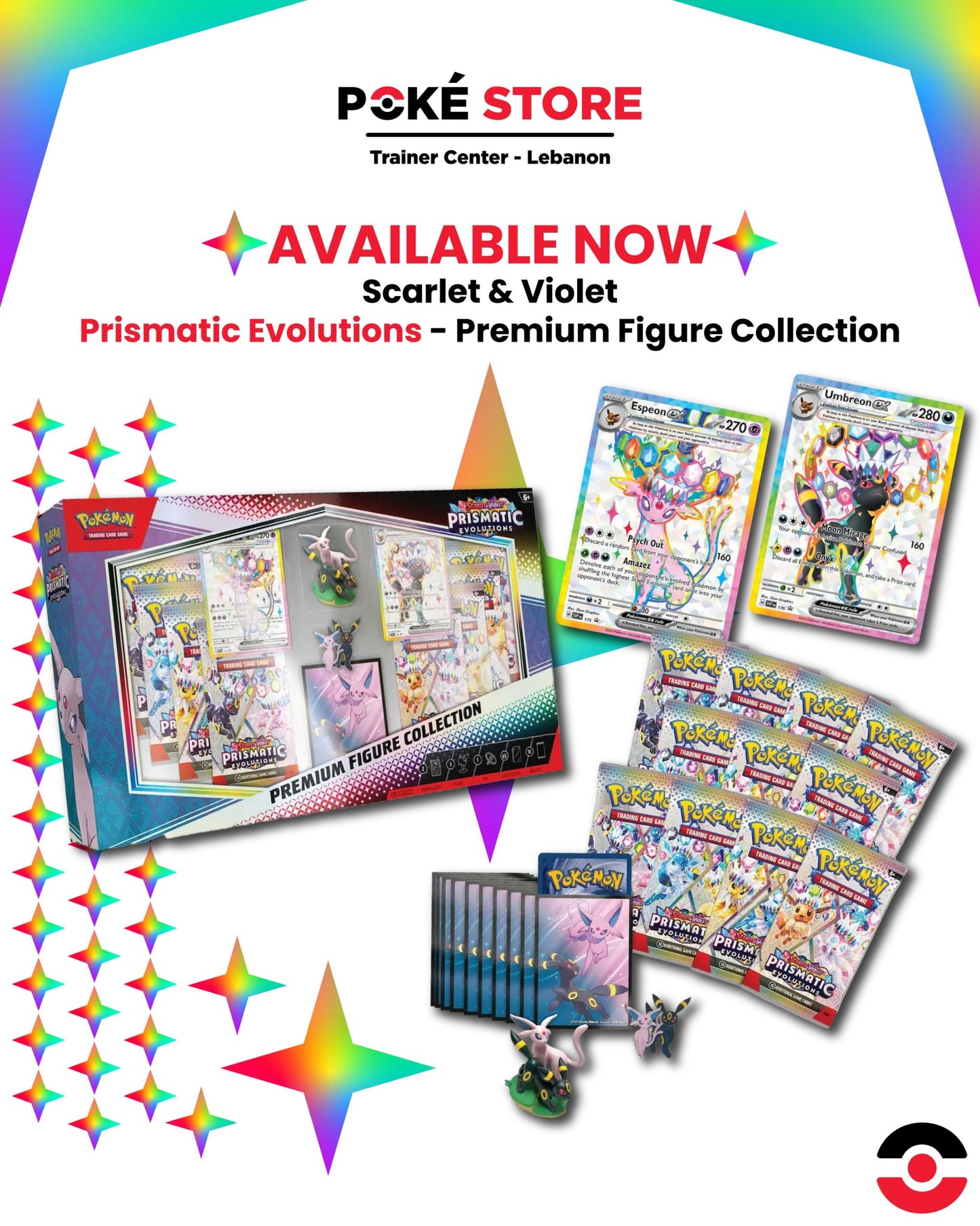 Umbreon x Espeon Premium Figure Collection - Prismatic Evolutions