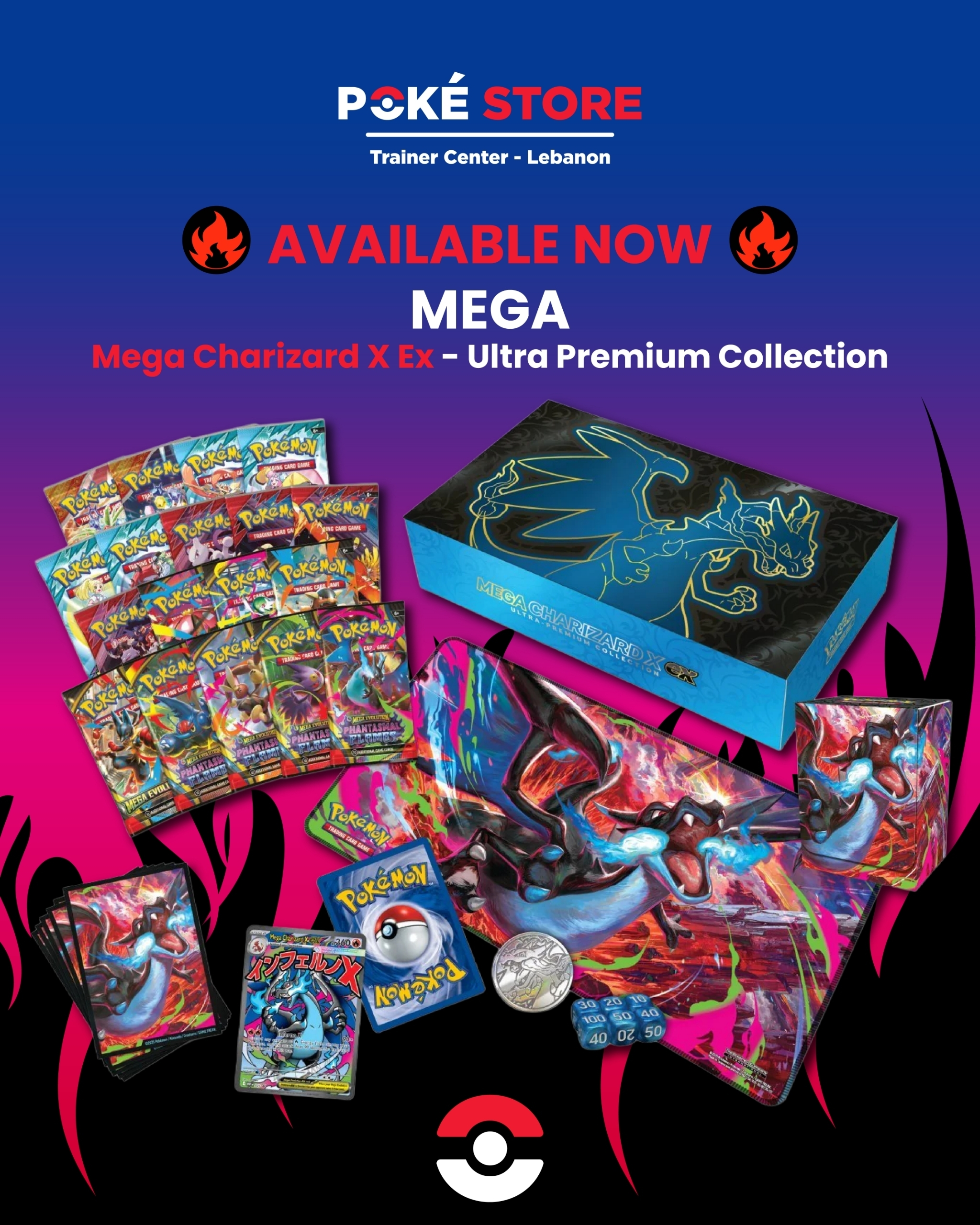 Pokémon TCG Mega Charizard X ex Ultra Premium Collection (EU)