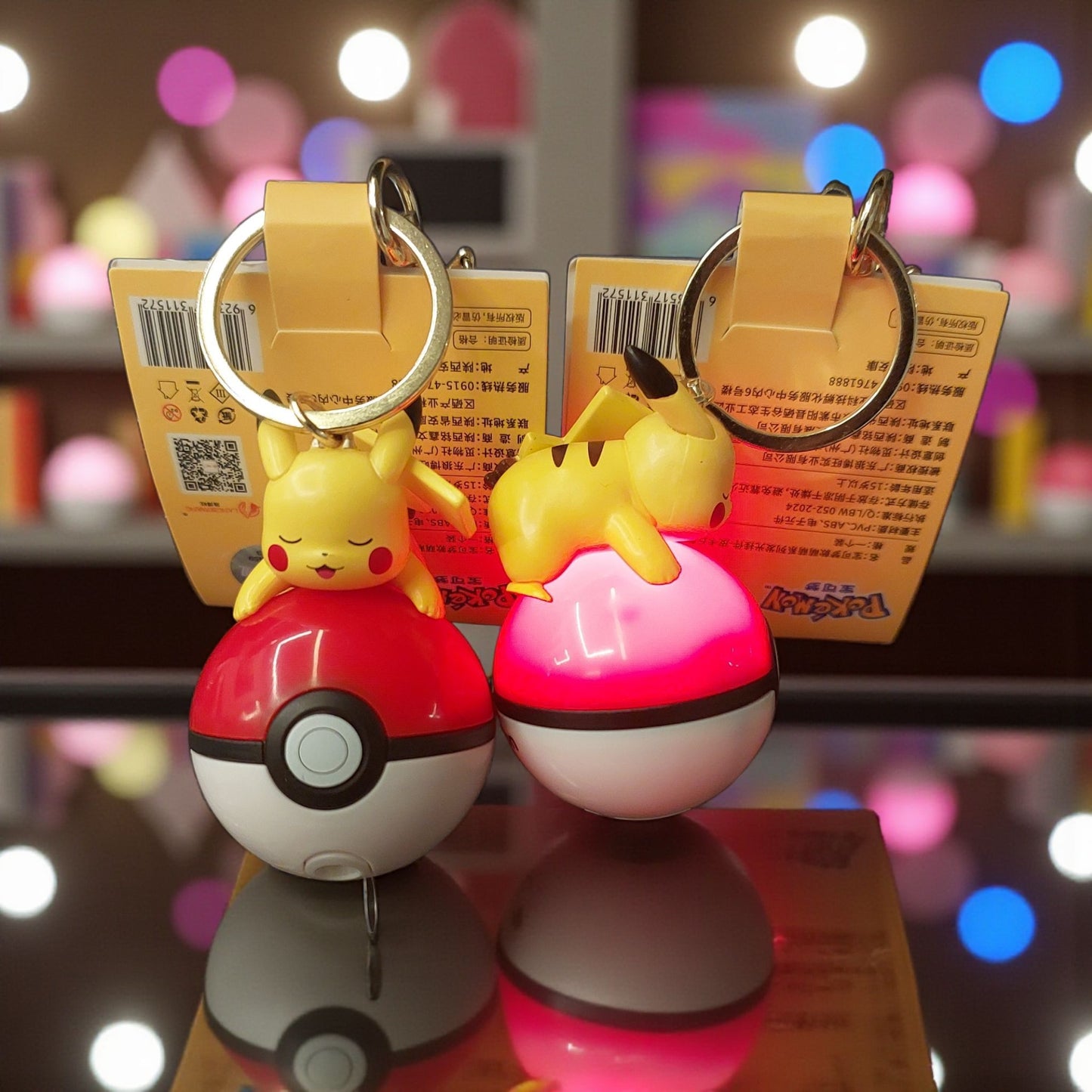Pikachu Keychain with lights
