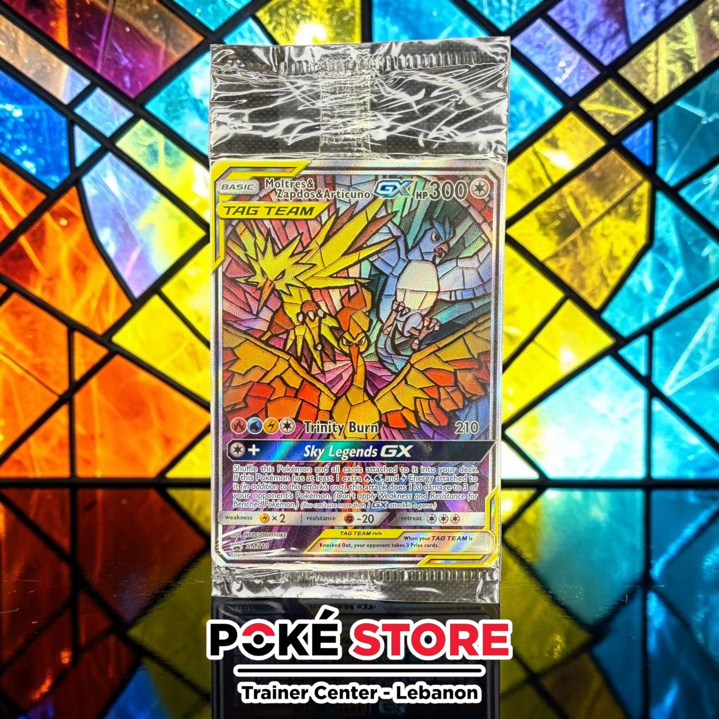 Sealed Moltres & Zapdos & Articuno GX #SM210
