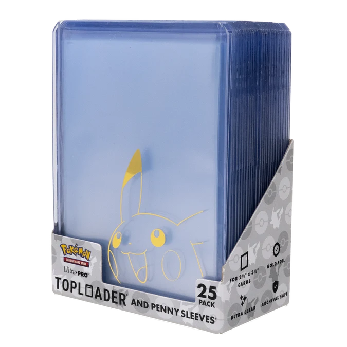 ULTRA PRO Pikachu TOPLOADER and PENNY SLEEVES®