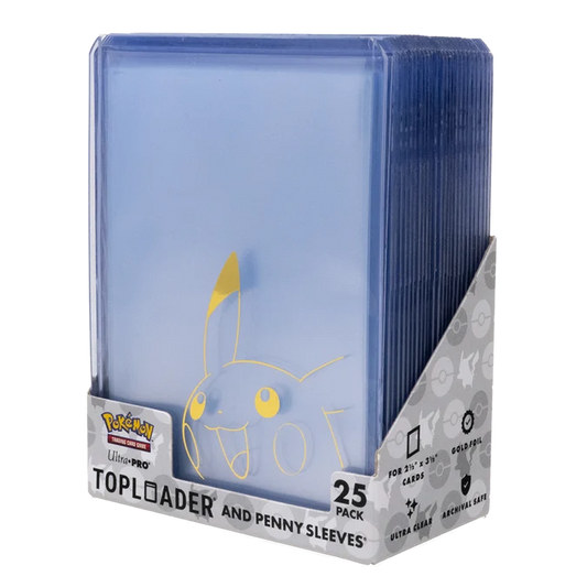 ULTRA PRO Pikachu TOPLOADER and PENNY SLEEVES®