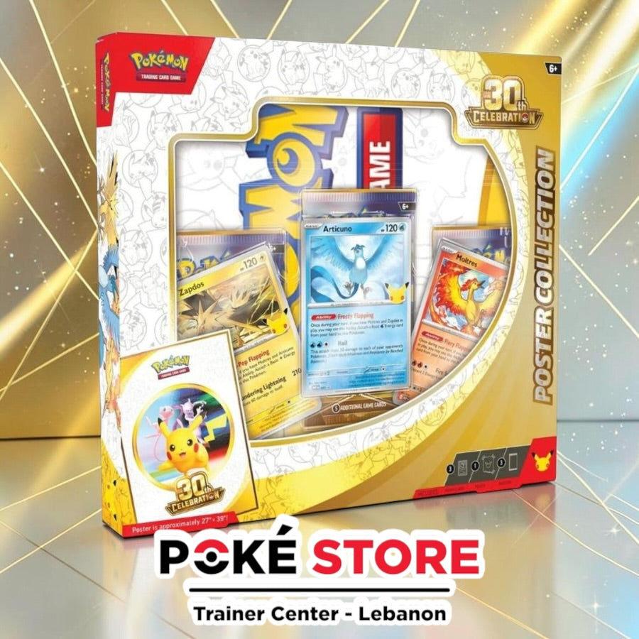 Pokémon TCG: 30th Celebration Poster Collection [Wave Alpha: Pre-release]