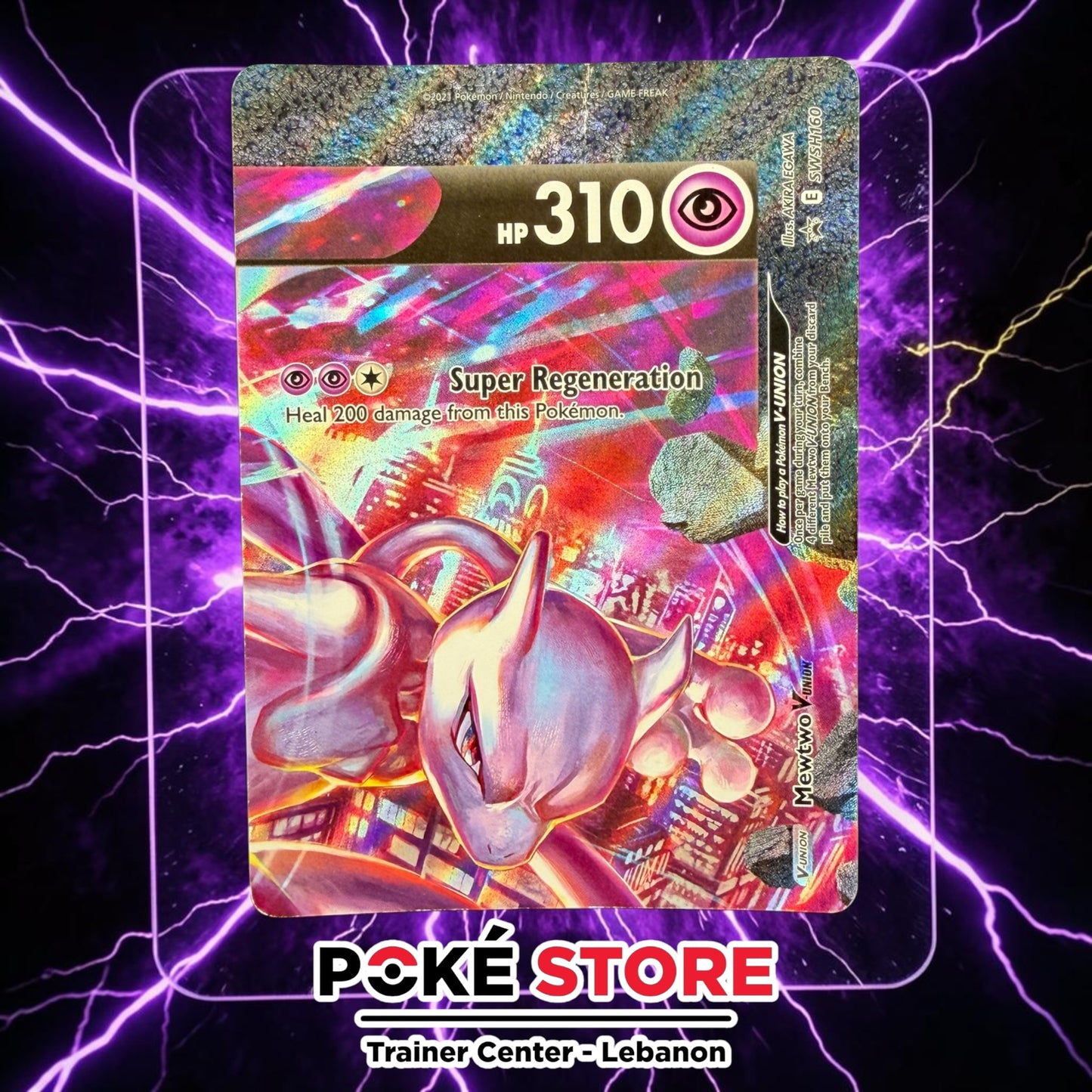 Mewtwo Vunion Set [HEAVILY PLAYED]