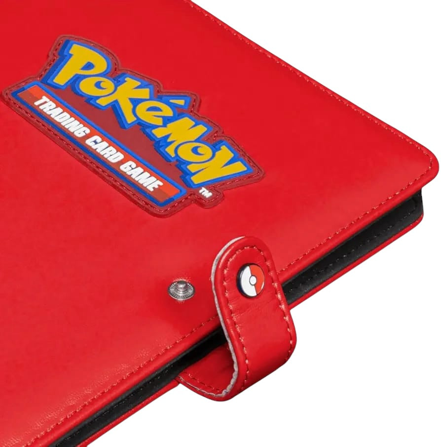 Ultra Pro - Pokemon Premium 4-Pocket Snap Binder - Red