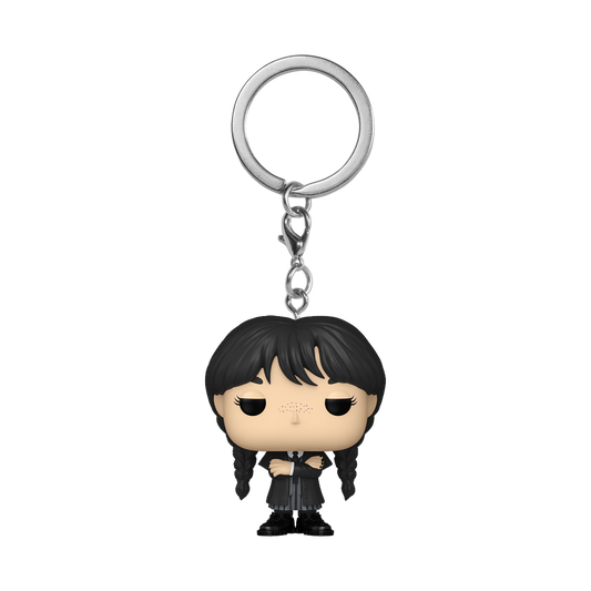 Funko Pocket POP! Keychain Wednesday Addams (Black Coat)