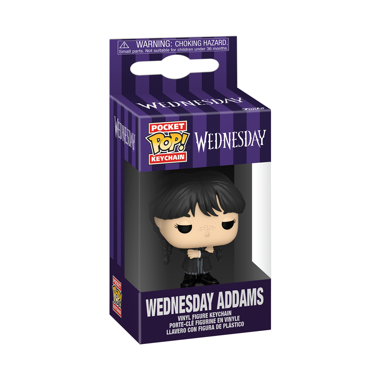 Funko Pocket POP! Keychain Wednesday Addams (Black Coat)