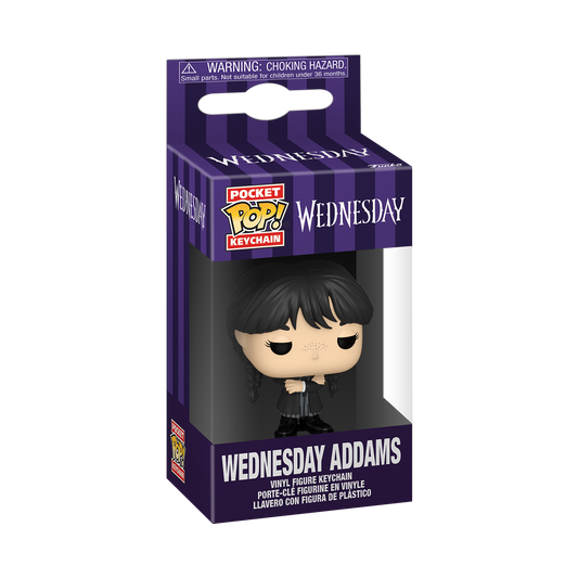 Funko Pocket POP! Keychain Wednesday Addams (Black Coat)