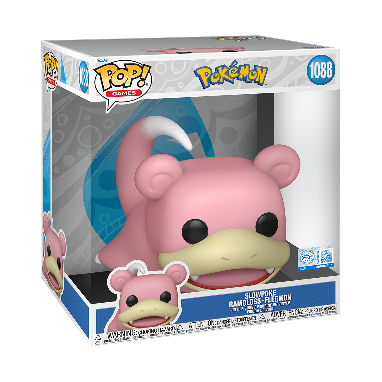Pokemon: Jumbo Slowpoke 1088 Funko POP!