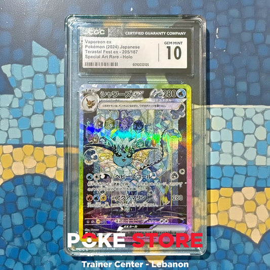 Vaporeon ex #208 - CGC 10