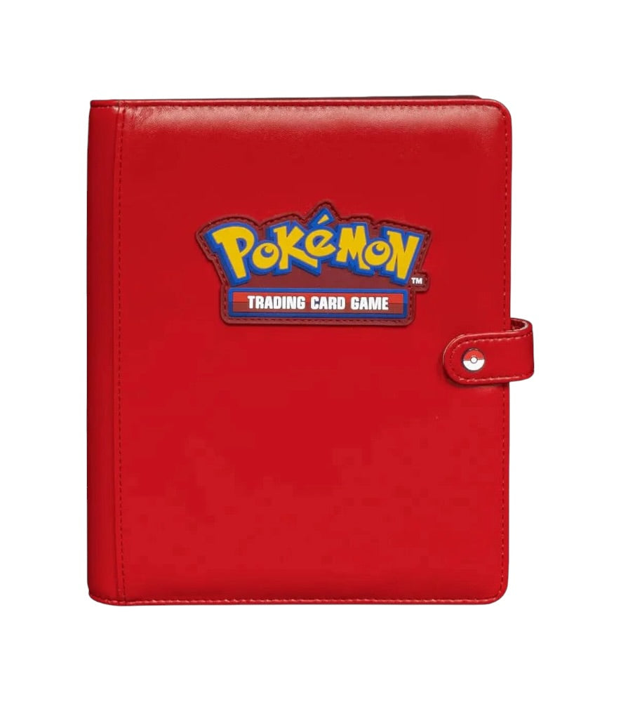 Ultra Pro - Pokemon Premium 4-Pocket Snap Binder - Red