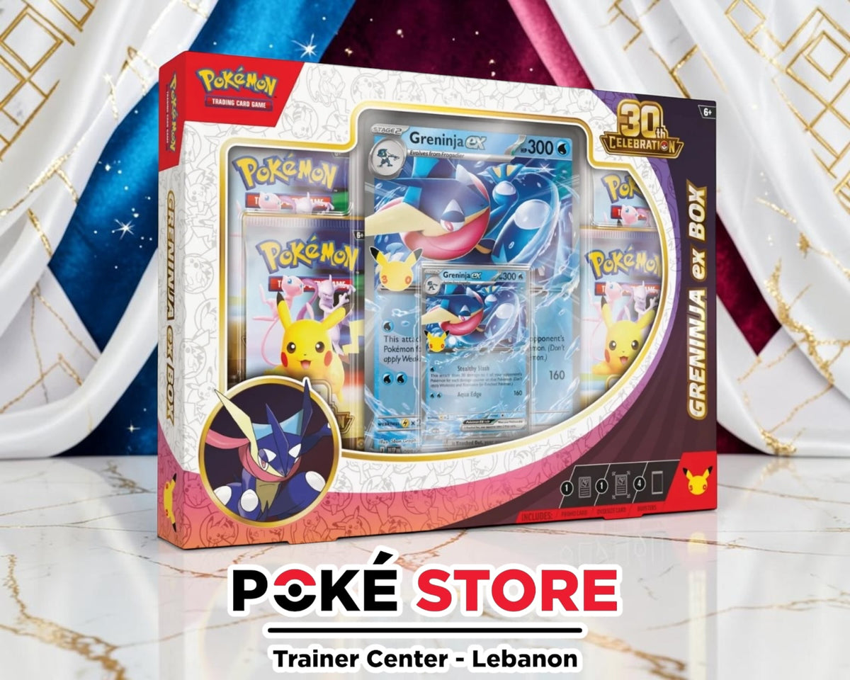 Pokémon TCG: 30th Celebration Greninja ex Box [Wave Alpha: Pre-release]