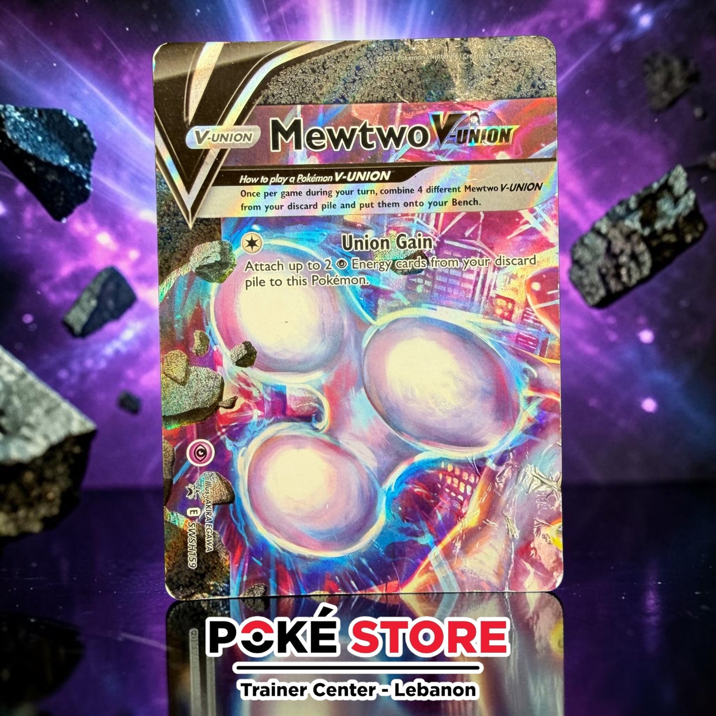 Mewtwo Vunion Set [HEAVILY PLAYED]