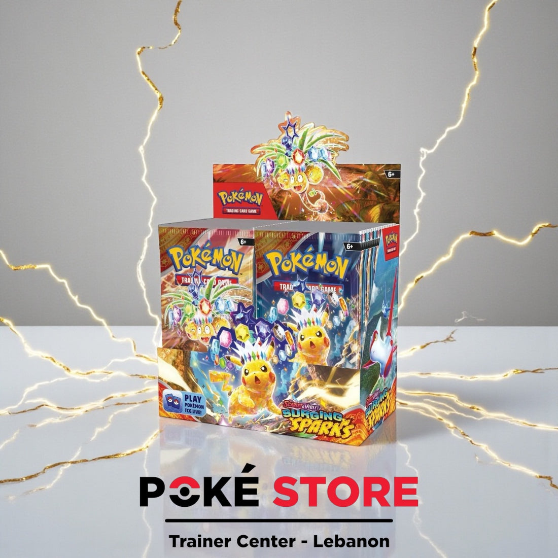 Pokémon TCG Surging Sparks Booster Box (36 Packs) | Pokéstore LB