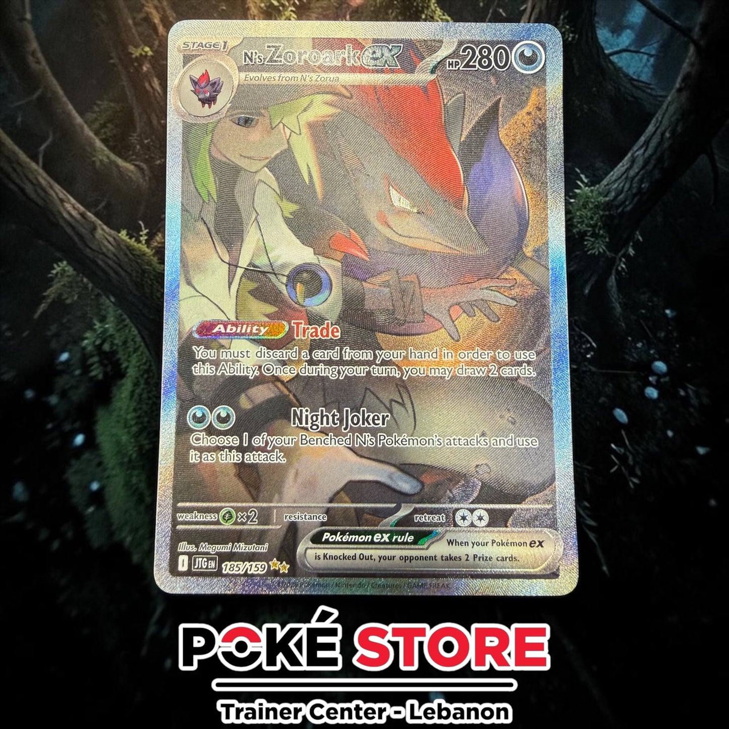 N’s Zoroark Ex #185 [BGS 10 Contender]