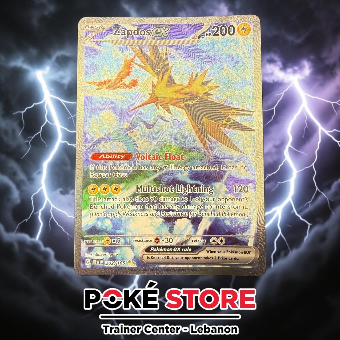 Zapdos Ex #202 [BGS 10 Contender]
