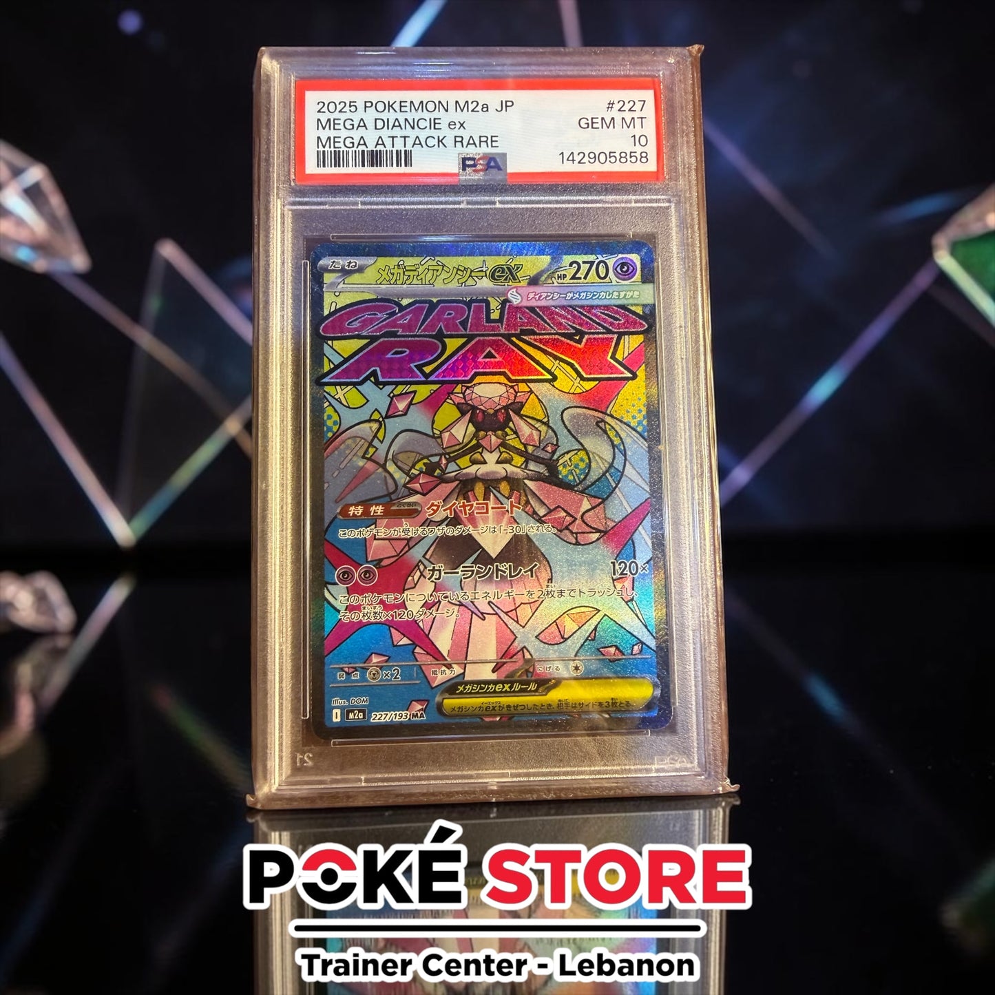 Mega Diancie Ex #227 PSA 10 JPN