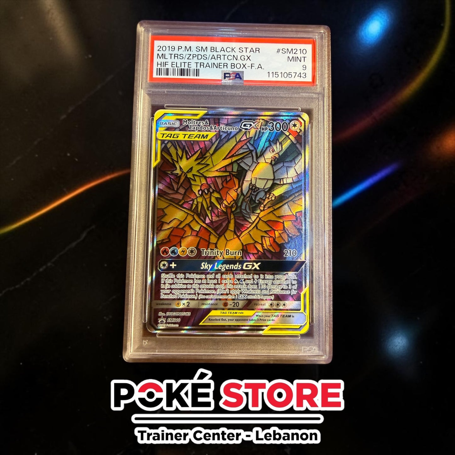 Moltres & Zapdos & Articuno GX #SM210