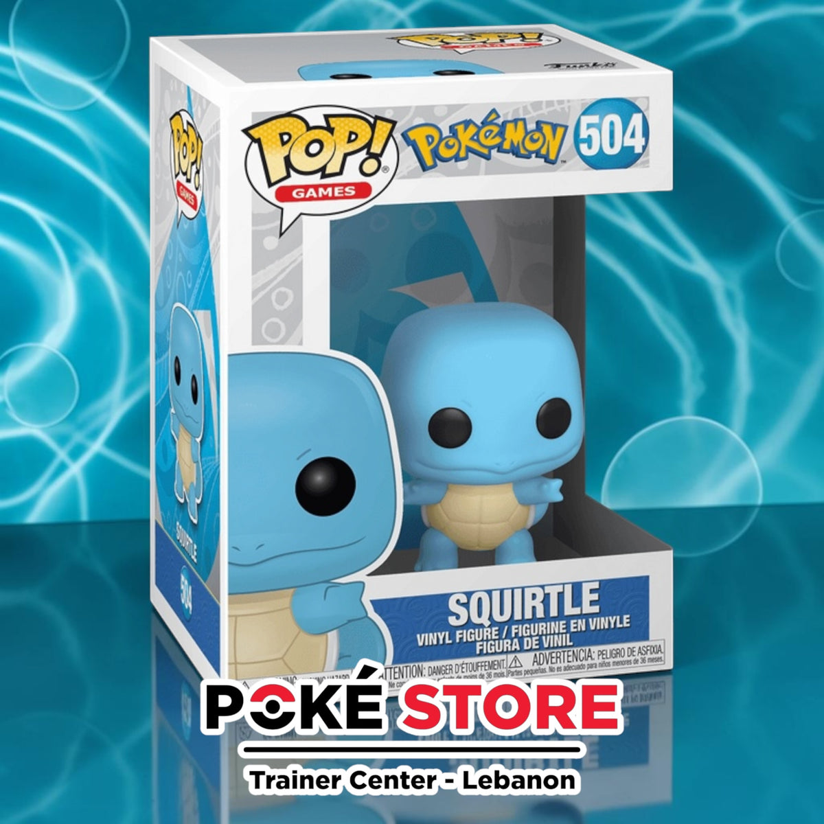 Pokémon – Squirtle #504 Funko POP!