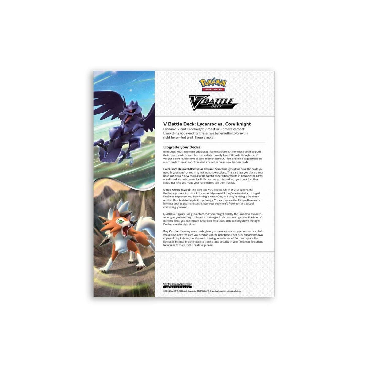 V Battle Deck (Lycanroc vs. Corviknight)