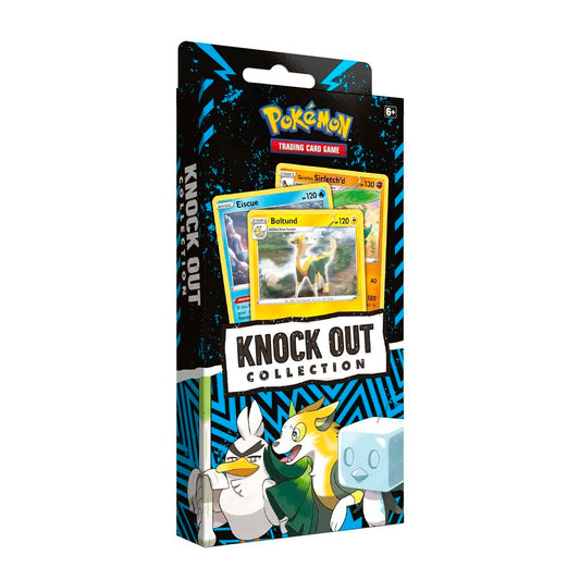 Knock Out Collection (Boltund, Eiscue & Galarian Sirfetch'd and 2 Booster Packs)