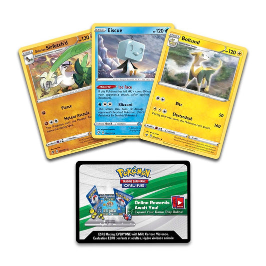 Knock Out Collection (Boltund, Eiscue & Galarian Sirfetch'd and 2 Booster Packs)