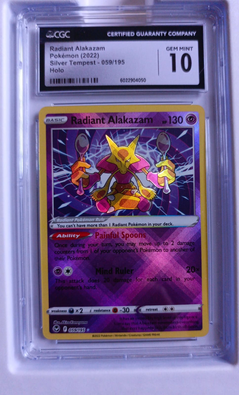 Radiant Alakazam - #59 - CGC 10