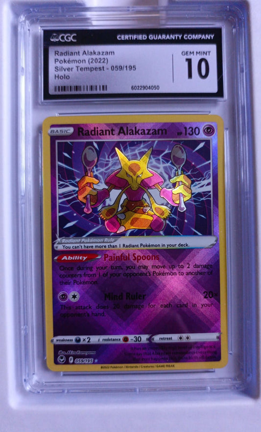 Radiant Alakazam - #59 - CGC 10