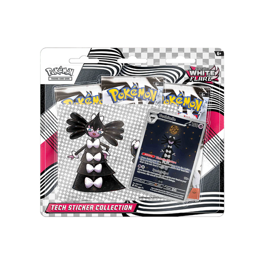 White Flare Tech Sticker Collection