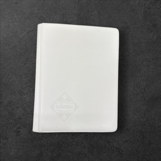 9 Cards Per Page High End Leather Binder