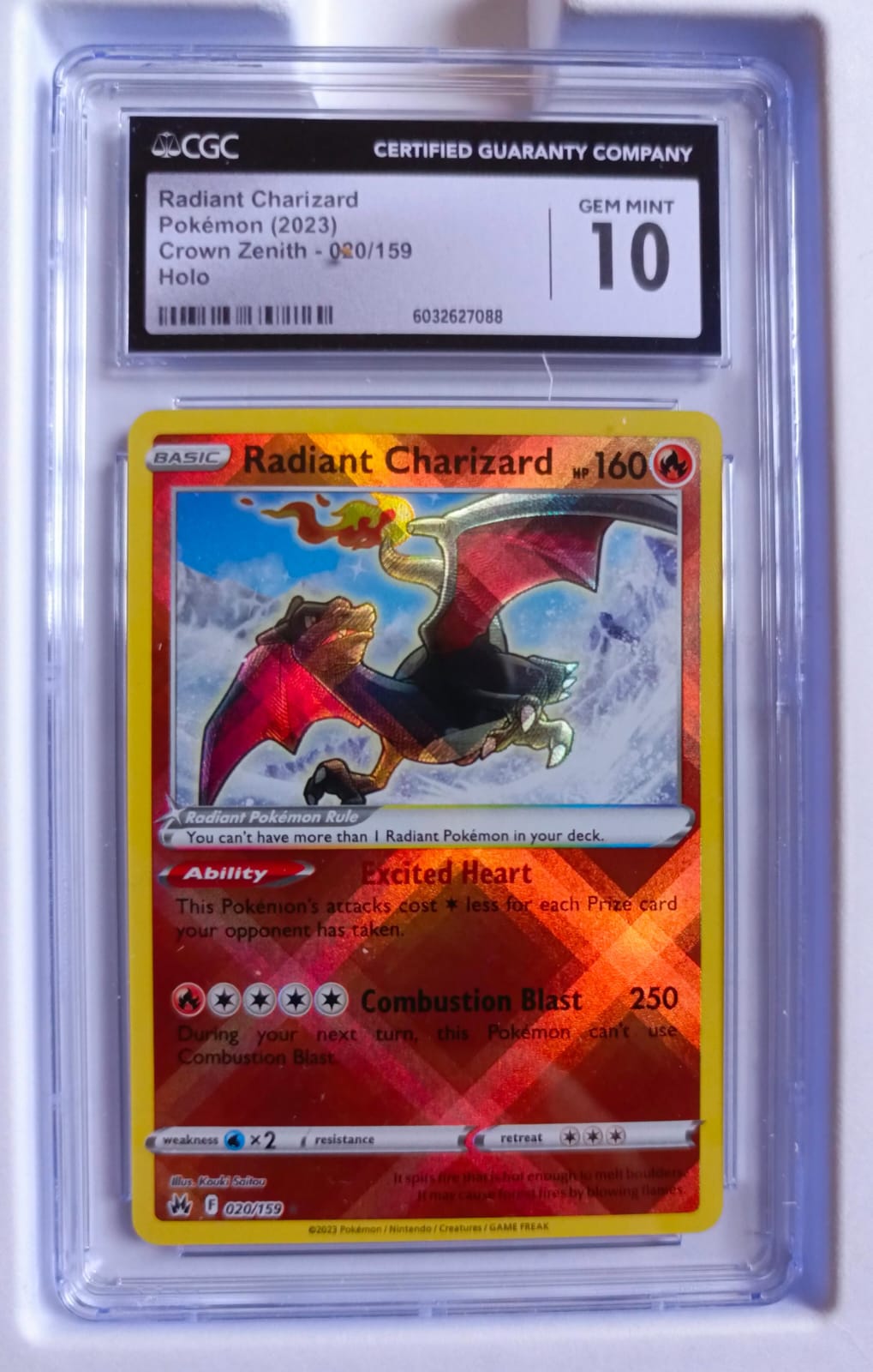 Radiant Charizard - CGC 10