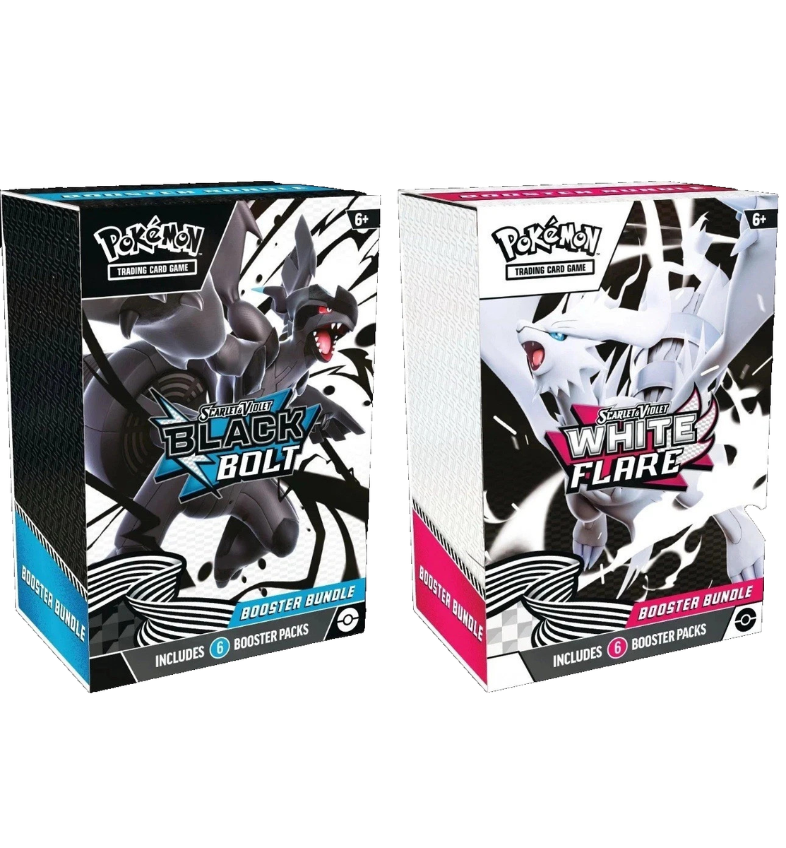 White Flare + Black Bolt Booster Bundle